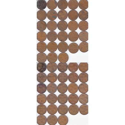 SERIE COMPLETA DEZ CENTAVOS (X CENTAVOS) 1942-1969