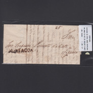 Carta Pré-Filatélica circulada de Mortágua para Vale de Remigio datada 29-12-1840