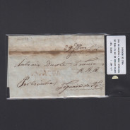 Carta Pré-Filatélica circulada de Mortágua para Figueira da Foz datada 04-12-1842