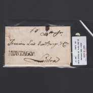 Pré-Filatélica circulada de Mortágua para Lisboa datada 14-04-1832
