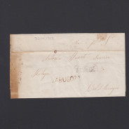 Pré-Filatélica circulada de Sabugoza para Lisboa datada 30-04-1847