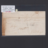 Pré-Filatélica circulada de Sabugoza para Lisboa datada 30-04-1847