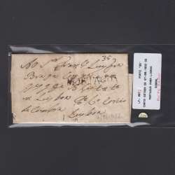 Pré-Filatélica circulada de Mortágua para Lisboa datada 07-08-1832