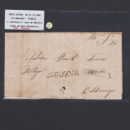 Pré-Filatélica circulada de Sabugoza para Vale Remigio datada 01-12-1848