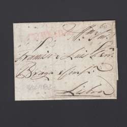 Pré-Filatélica circulada de S. Comba Dão para Lisboa datada 16-02-1832
