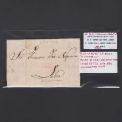 Pré-Filatélica circulada de S. Comba Dão para Lisboa datada 30-04-1832