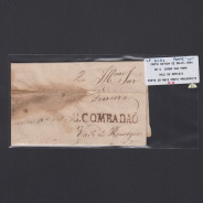 Pré-Filatélica circulada de S. Comba Dão para Vale Remigio datada 08-01-1844