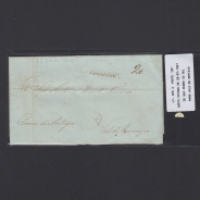 Pré-Filatélica circulada de S. Pedro do Sul para Vale Remigio datada 22-07-1847