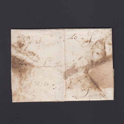 Pré-Filatélica circulada de Tondela para Lisboa datada 27-12-1831