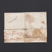 Pré-Filatélica circulada de Tondela para Lisboa datada 27-12-1831