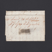 Pré-Filatélica circulada de Tondela para Lisboa datada 26-01-1832