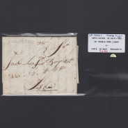 Pré-Filatélica circulada de Tondela para Lisboa datada 26-01-1832