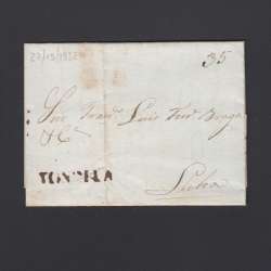 Pré-Filatélica circulada de Tondela para Lisboa datada 27-05-1832