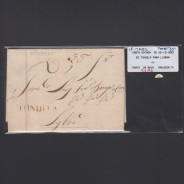 Pré-Filatélica circulada de Tondela para Lisboa datada 30-12-1832