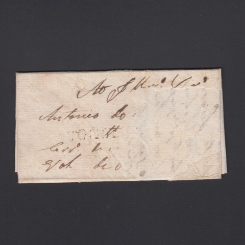 Pré-Filatélica circulada de Tondela para Vale Remigio datada 1837