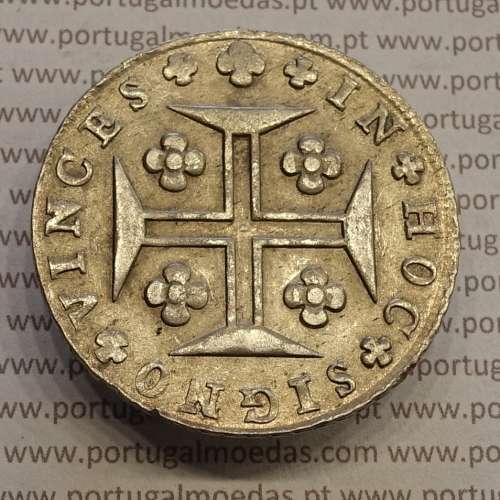 MOEDA CRUZADO NOVO PRATA (480 RÉIS) 1813 DIADEMA LOZANGO 4 PONTOS (BELA-) - D. JOÃO PRÍNCIPE REGENTE
