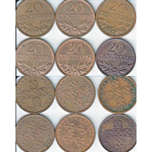 SERIE COMPLETA VINTE CENTAVOS (20 CENTAVOS) 1969-1974