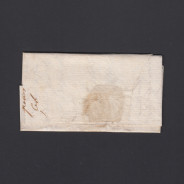 Pré-Filatélica circulada de Tondela para Vale de Remigio datada 27-08-1840