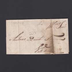 Pré-Filatélica circulada de Tondela para Vale de Remigio datada 17-11-1840