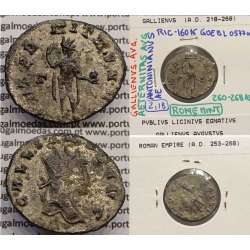 GALLIENUS - ANTONINIANO - GALLIENVS AVG / AETERNITAS AVG (266-268 d.C) (253 d.C A 268 d.C