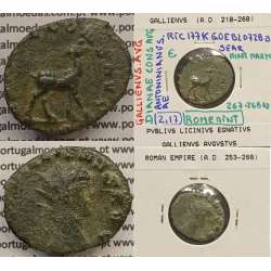 GALLIENUS - ANTONINIANO - GALLIENVS AVG / DIANAE CONS AVG (267-268 d.C) (253 d.C A 268 d.C )