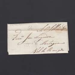 Pré-Filatélica circulada de Tondela para Vale de Remigio datada 26-02-1841