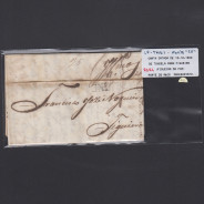Pré-Filatélica circulada de Tondela para Figueira datada 10-12-1842