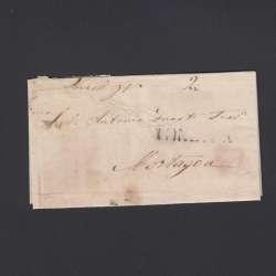 Pré-Filatélica circulada de Tondela para Mortágua datada 10-12-1848