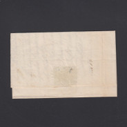 Pré-Filatélica circulada de Tondela para Vale de Remigio datada 21-12-1848