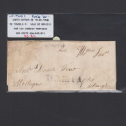 Pré-Filatélica circulada de Tondela para Vale de Remigio datada 10-04-1848