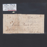 Pré-Filatélica circulada de Tondela para Vale de Remigio datada 16-06-1852