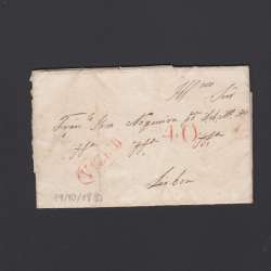Pré-Filatélica circulada de Viseu para Lisboa datada 19-10-1830