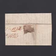 Pré-Filatélica circulada de Viseu para Lisboa datada 18-01-1832