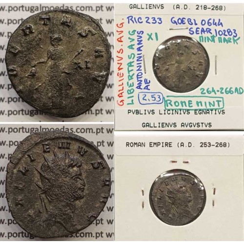 GALLIENUS - ANTONINIANO - GALLIENVS AVG / LIBERTAS AVG (264-266 d.C) (253 d.C A 268 d.C