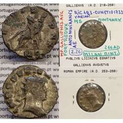 GALLIENUS - ANTONINIANO - IMP GALLIENVS AVG / FORT REDVX (266 d.C) (253 d.C A 268 d.C )