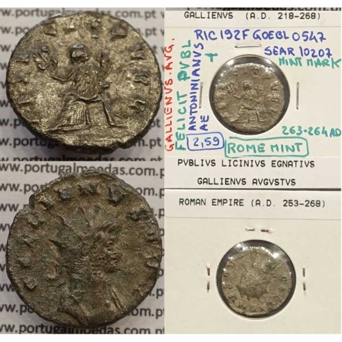 GALLIENUS - ANTONINIANO - GALLIENVS AVG / FELICIT PVBL (263-264 d.C) (253 d.C A 268 d.C