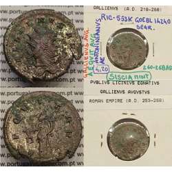 GALLIENUS - ANTONINIANO - GALLIENVS AVG / AEQVIT AVG (260-268 d.C) (253 d.C A 268 d.C )