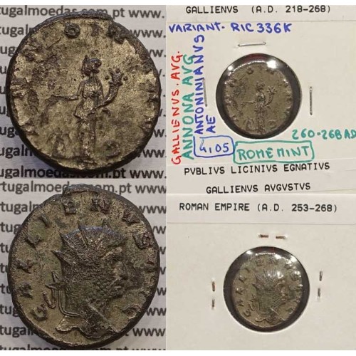 GALLIENUS - ANTONINIANO - GALLIENVS AVG / ANNONA AVG (266-268 d.C) (253 d.C A 268 d.C )