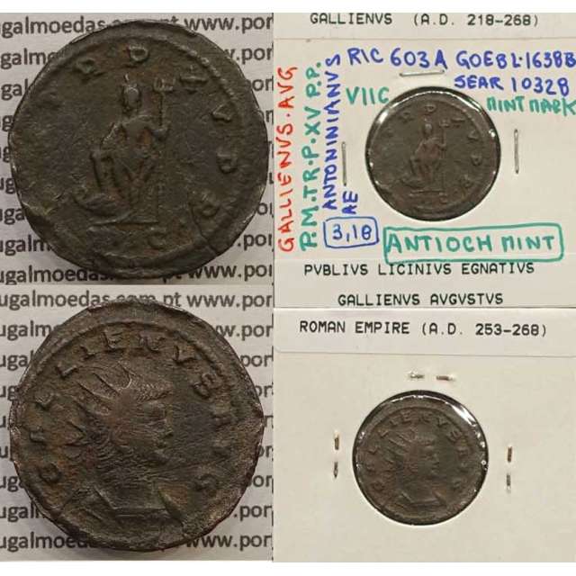 GALLIENUS - ANTONINIANO - GALLIENVS AVG / PM TR P XV PP (264-266 d.C) (253 d.C A 268 d.C