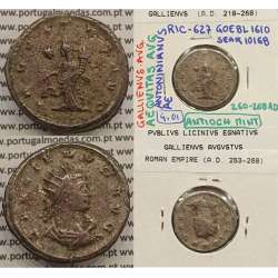 GALLIENUS - ANTONINIANO - GALLIENVS AVG / AEQVITAS AVG (260-268 d.C) (253 d.C A 268 d.C