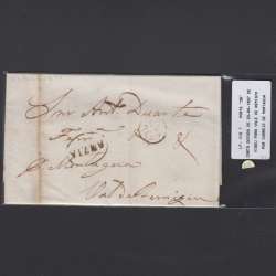 Pré-Filatélica circulada de Viseu para Vale de Remigio datada 23-04-1837
