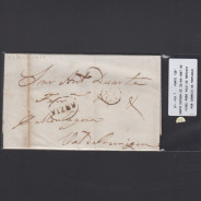 Pré-Filatélica circulada de Viseu para Vale de Remigio datada 23-04-1837