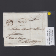 Pré-Filatélica circulada de Viseu para Vale de Remigio datada 22-12-1837