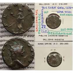 GALLIENUS - ANTONINIANO - GALLIENVS AVG / PROVIDEN AVG (267-268 d.C) (253 d.C A 268 d.C
