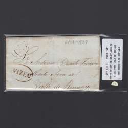 Pré-Filatélica circulada de Viseu para Vale de Remigio datada 06-07-1838