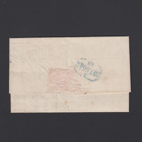 Pré-Filatélica circulada de Viseu para Vale de Remigio datada 14-05-1840