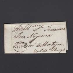 Pré-Filatélica circulada de Viseu para Vale de Remigio datada 07-07-1840