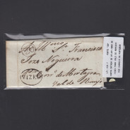 Pré-Filatélica circulada de Viseu para Vale de Remigio datada 07-07-1840