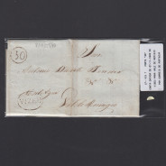 Pré-Filatélica circulada de Viseu para Vale de Remigio datada 07-11-1840