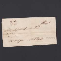 Pré-Filatélica circulada de Viseu para Vale de Remigio datada 19-11-1841